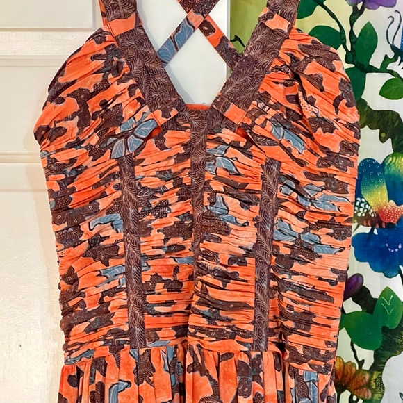 🌺🎉HP🎉🌺 NWT Ulla Johnson Anya Silk Dress Amaryllis - Picture 11 of 16